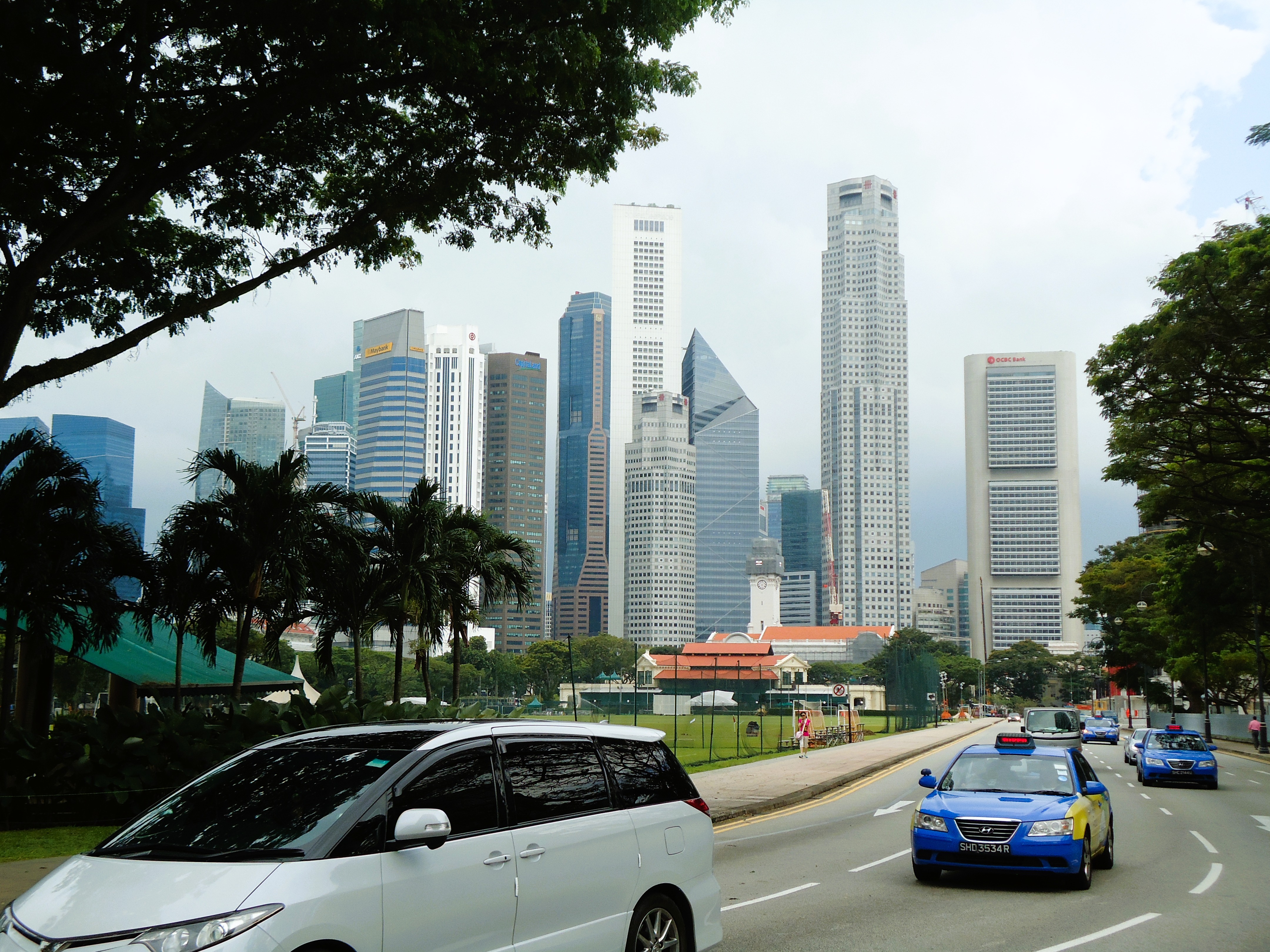Singapore Central Business District skyline
