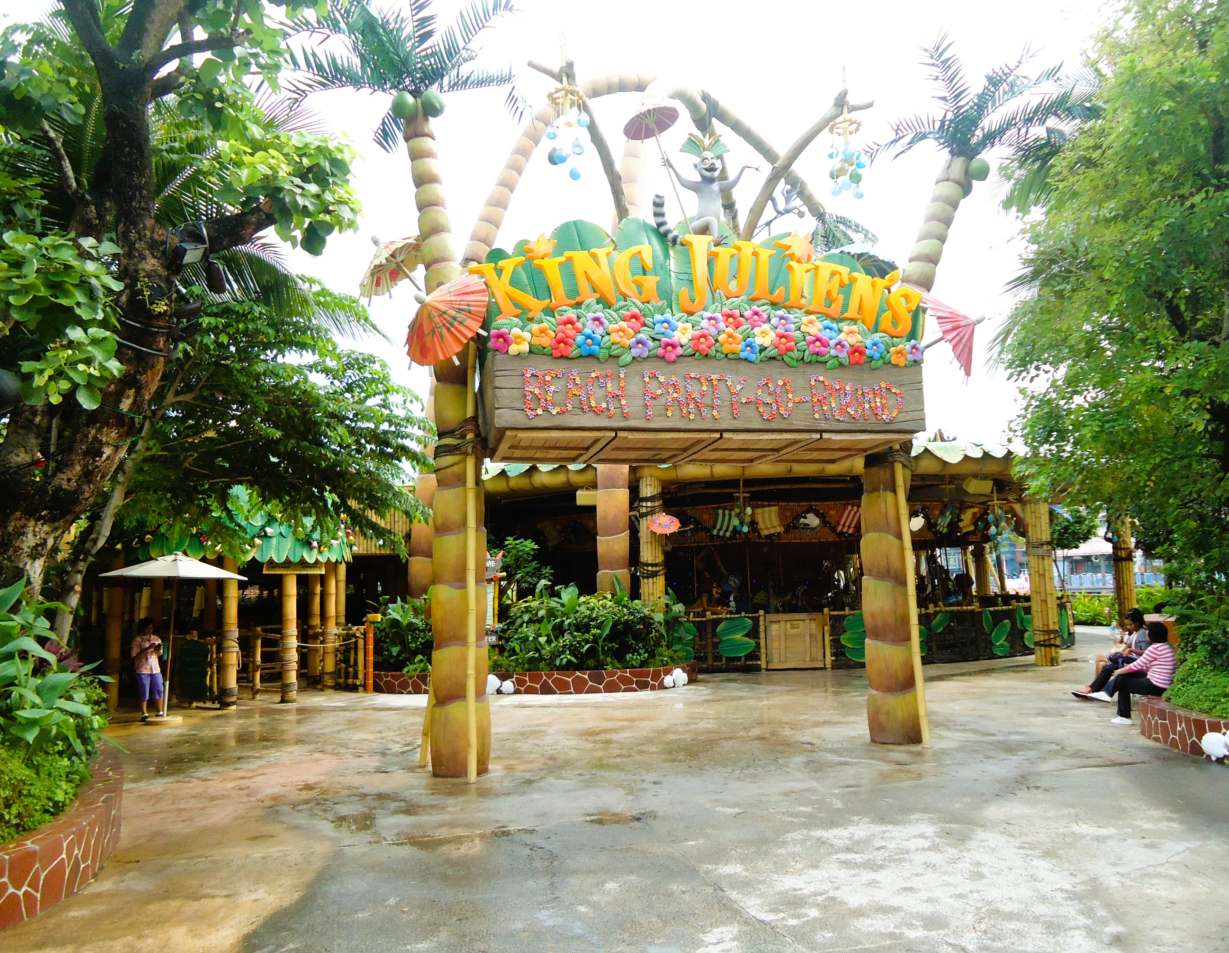 King Julien's attraction at Universal Studios