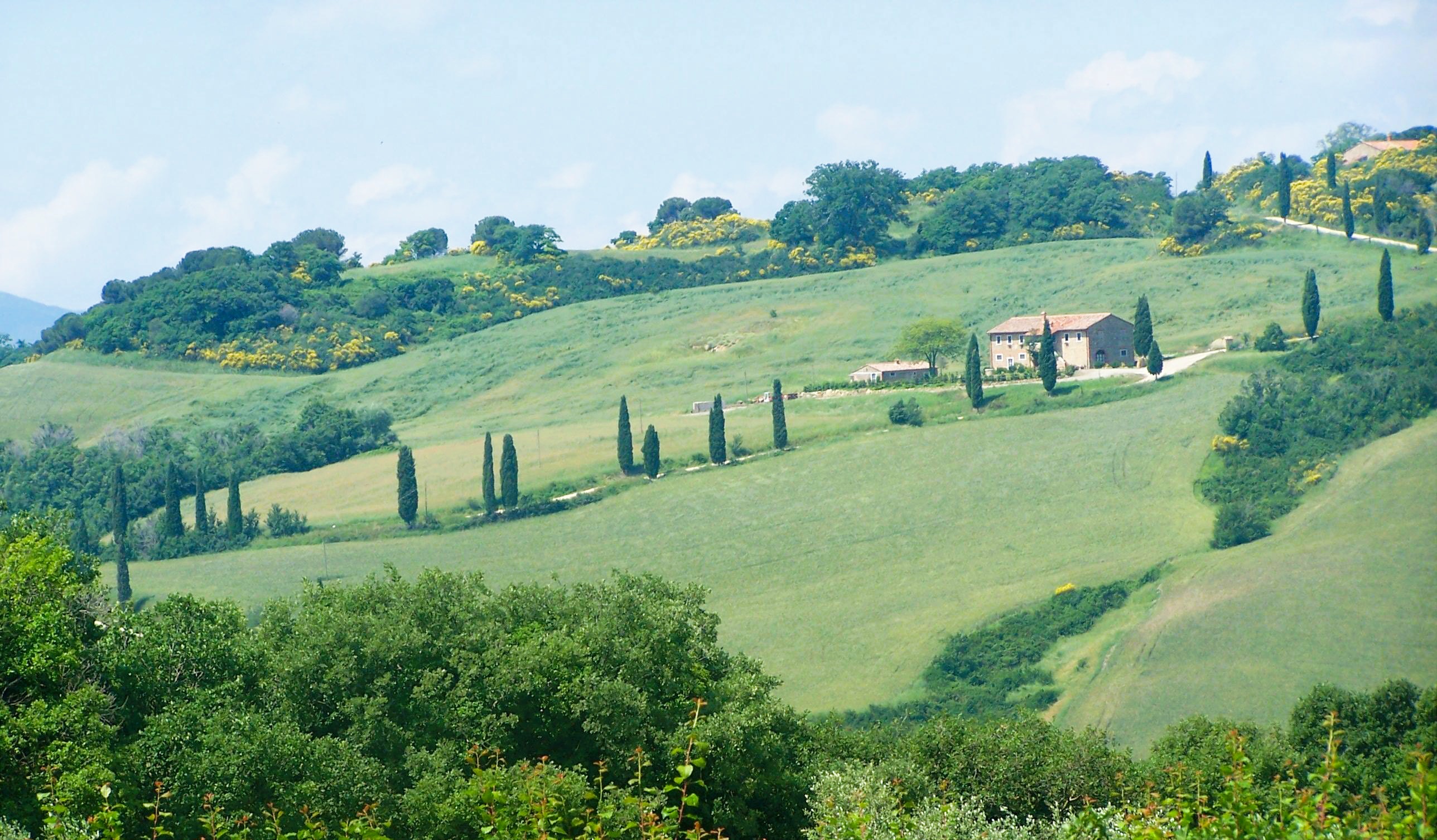 Rolling hills of Val d'Orcia